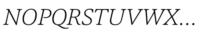 Capricho Thin Italic Font UPPERCASE