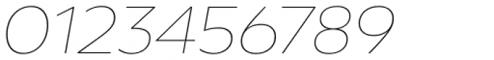 Caprina Thin Italic Font OTHER CHARS