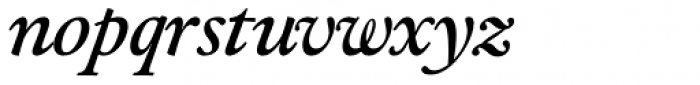 Capsa Italic Font LOWERCASE