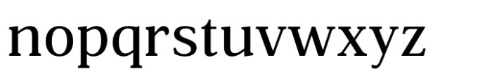 Captione Regular Font LOWERCASE