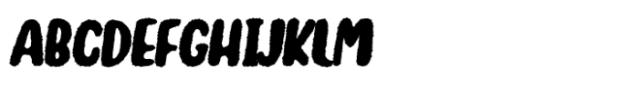 Capuchin Bikkie Italic Rough Font UPPERCASE