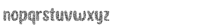 Capuchin Blot Font LOWERCASE