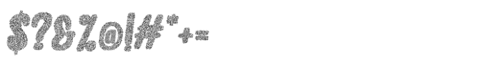 Capuchin Stipple Italic Font OTHER CHARS