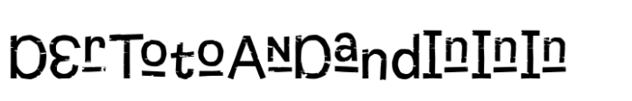 Capybara Z Catchword Rough Font LOWERCASE
