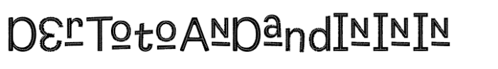 Capybara Z Catchword Spring Font LOWERCASE