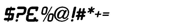 Car Dealer JNL Car Dealer Oblique JNL Regular Font OTHER CHARS