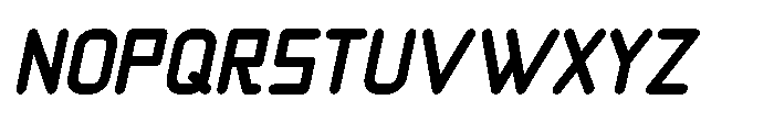 Car Dealer JNL Car Dealer Oblique JNL Regular Font UPPERCASE