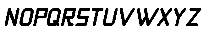 Car Dealer JNL Car Dealer Oblique JNL Regular Font LOWERCASE