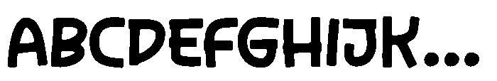 Carabooda Font UPPERCASE