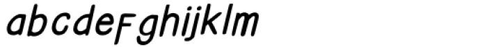 Caramel Sky Bold Italic Font LOWERCASE