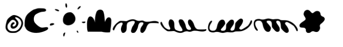 Caramelt Icon Font OTHER CHARS