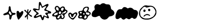 Caramelt Icon Font OTHER CHARS