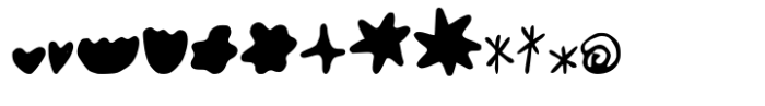 Caramelt Icon Font LOWERCASE