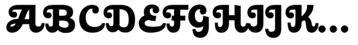 Caraphic Script Regular Font UPPERCASE