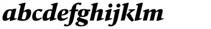 Carat ExtraBold Italic Font LOWERCASE