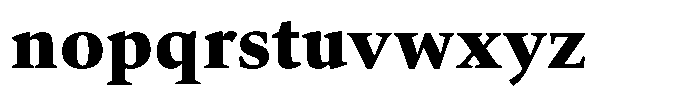 Carat Nova Black Font LOWERCASE