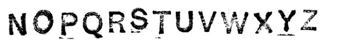 Carbak Stamp Regular Font LOWERCASE