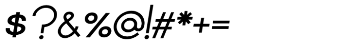 Carbon Nuvo Italic Font OTHER CHARS