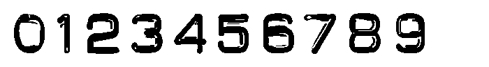 Carbon Steel Bold Font OTHER CHARS
