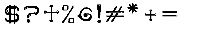 Carbon Steel Regular Font OTHER CHARS