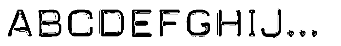 Carbon Steel Regular Font UPPERCASE