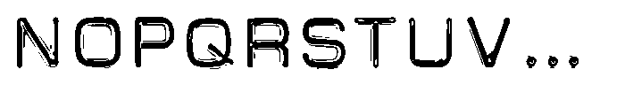 Carbon Steel Regular Font LOWERCASE