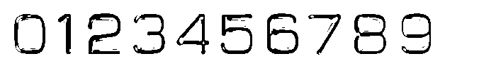 Carbon Steel Thin Font OTHER CHARS