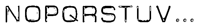 Carbon Steel Thin Font LOWERCASE