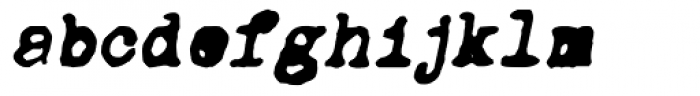 Carbonara Italic Font LOWERCASE