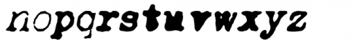 Carbonara Italic Font LOWERCASE