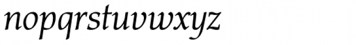 Carbonium Italic Font LOWERCASE