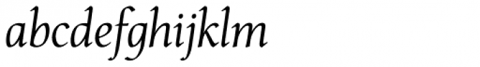 Carbonium OSF Italic Font LOWERCASE