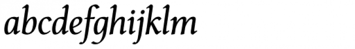 Carbonium OSF Semi Bold Italic Font LOWERCASE