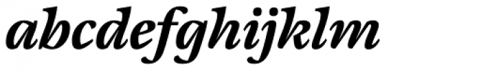Cardamon Pro Bold Italic Font LOWERCASE