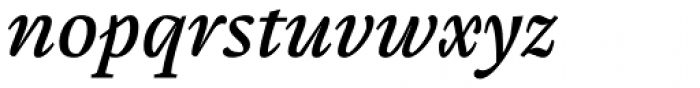 Cardamon Pro Medium Italic Font LOWERCASE