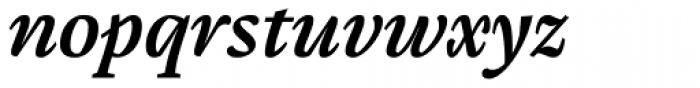 Cardamon Pro Semibold Italic Font LOWERCASE