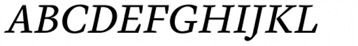Cardea Basic Regular Italic Lining Font UPPERCASE