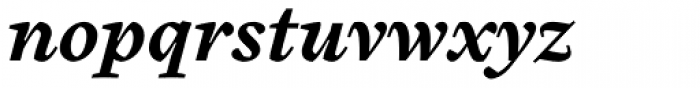 Cardea Bold Italic Font LOWERCASE