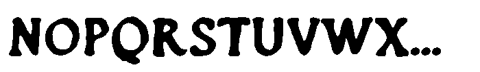 Cardeals Serif Font LOWERCASE