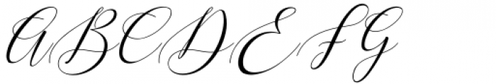 Cardigan Christmas Italic Font UPPERCASE