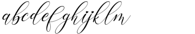 Cardigan Christmas Italic Font LOWERCASE