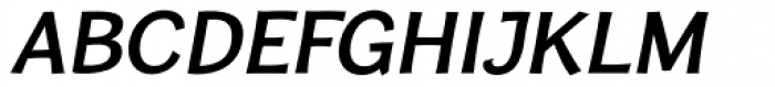 Cardigan SemiBold Italic Font UPPERCASE