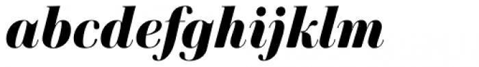 Cardillac Black Italic Font LOWERCASE