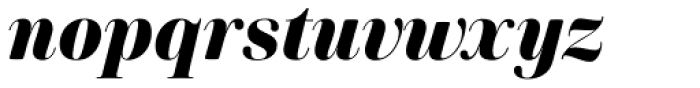 Cardillac Black Italic Font LOWERCASE