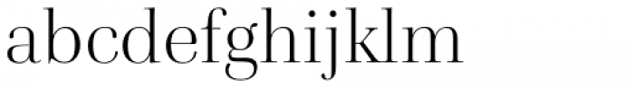 Cardillac Extra Light Font LOWERCASE