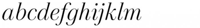 Cardillac Light Italic Font LOWERCASE