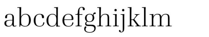 Cardillac Text Extralight Font LOWERCASE