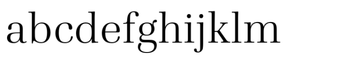 Cardillac Text Light Font LOWERCASE
