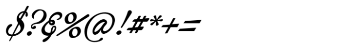Careera Script Regular Font OTHER CHARS