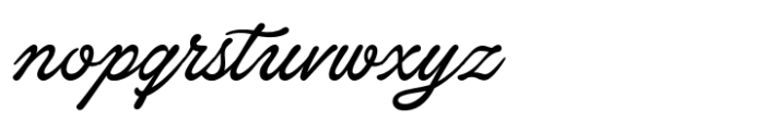 Careera Script Regular Font LOWERCASE